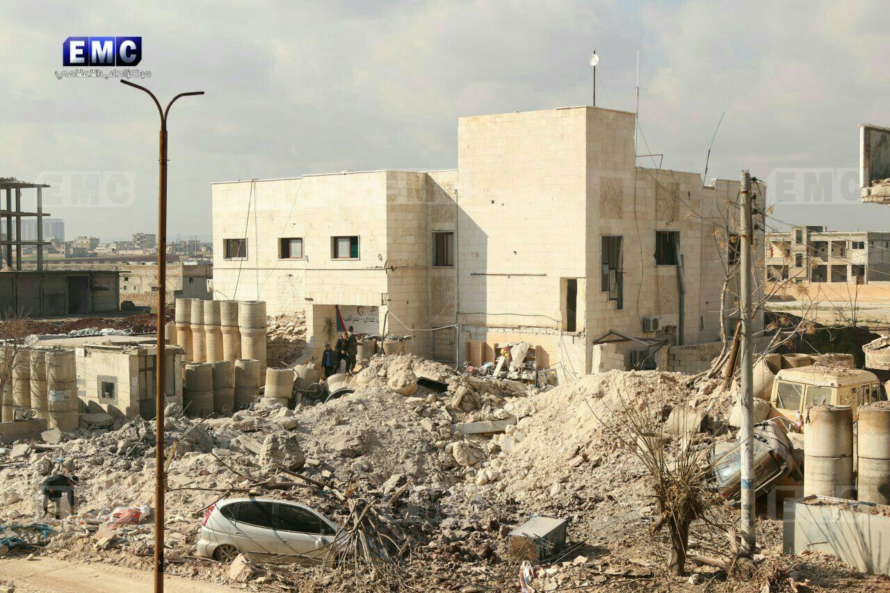 قصف مستشفى عديّ