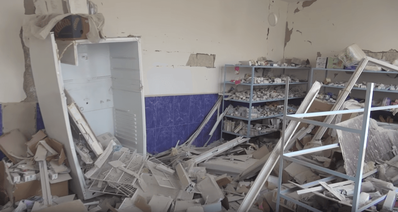 الحادثة السابعة - مرافق صحية تحت النار