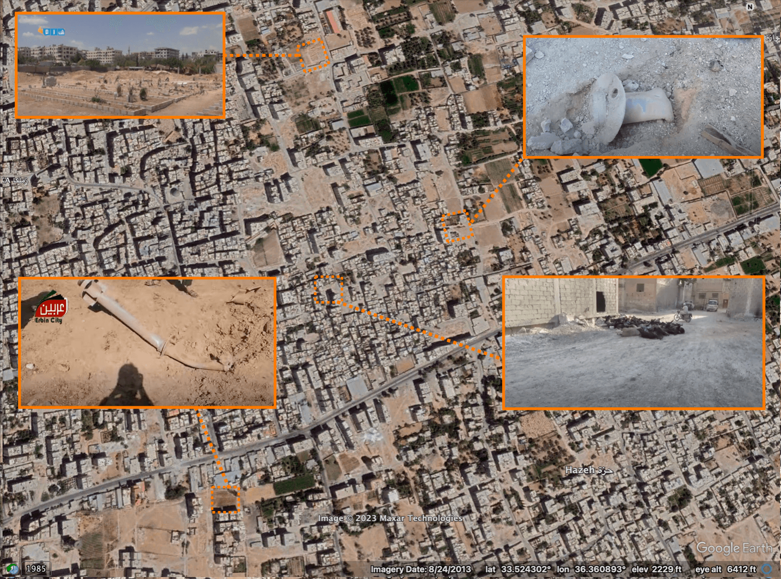 The Al Ghouta Chemical Attack Dataset