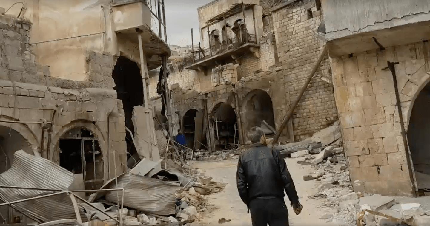 Attack on Harem's market and residential complex