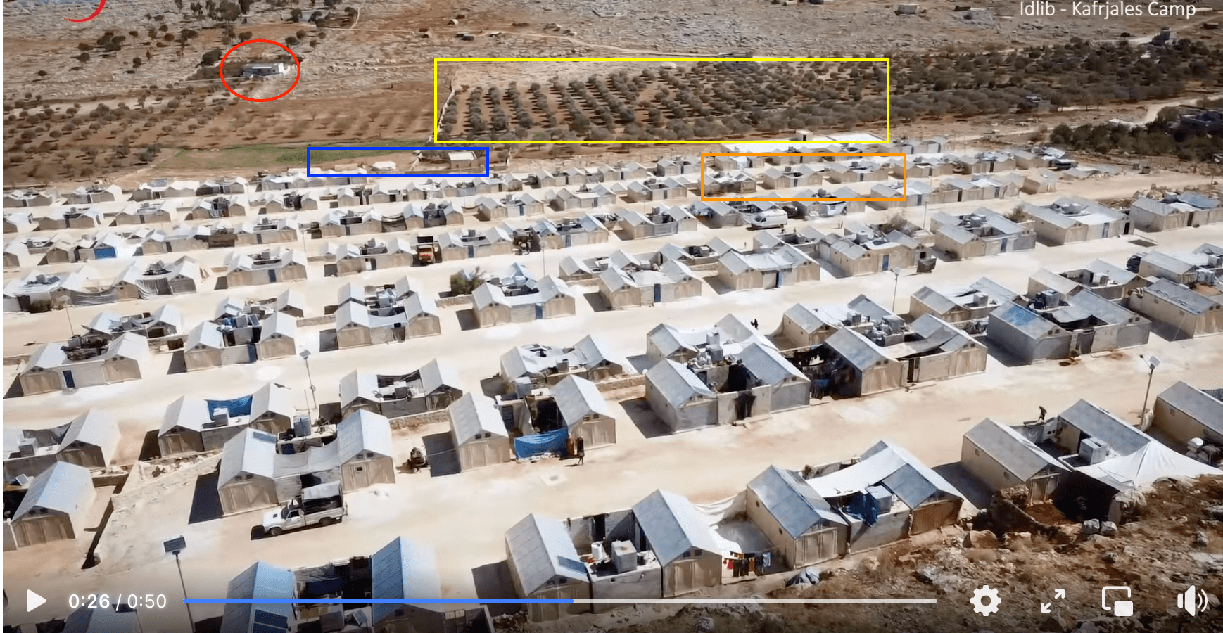 Cluster Missile Attacks in the Kafr Jallis Camps, in the Western Countryside of Idlib