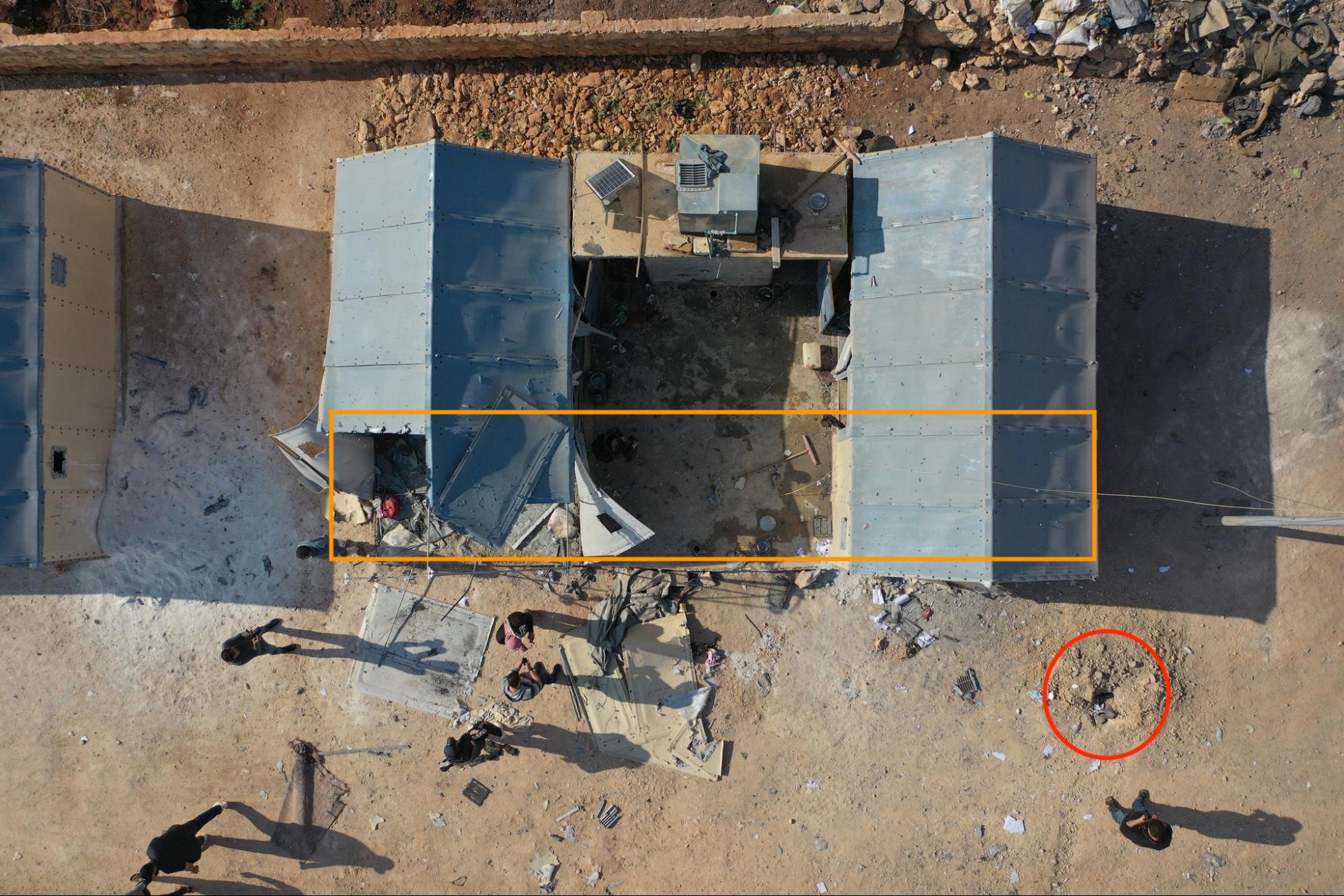 Cluster Missile Attacks in the Kafr Jallis Camps, in the Western 