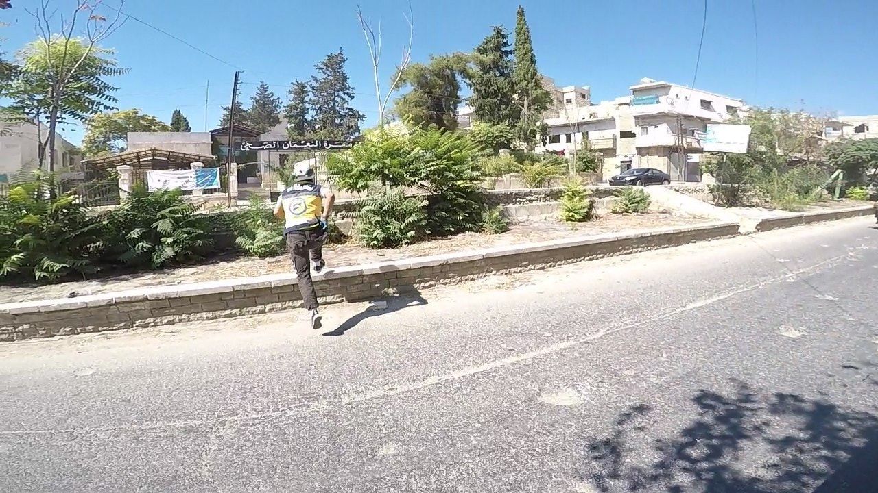 Artillery shelling pushed the Primary Healthcare Center in Maaret Al Numan out of service