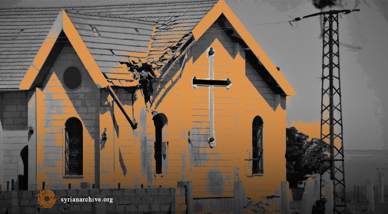 Attack impacts church, school, and civilian homes in Tal Tawil in the Hasakah countryside